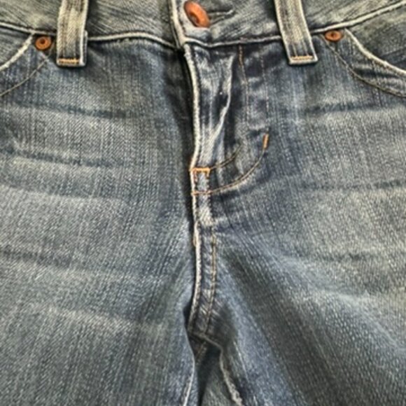 Guess Premium Low-Rise Medium Wash Boot Cut Jeans - Picture 8 of 16